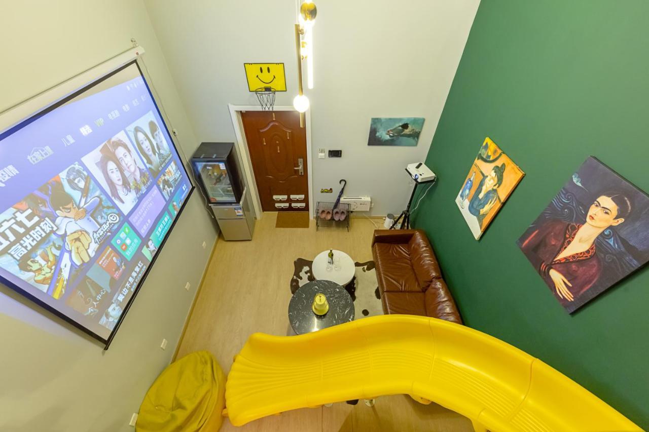 Loft Apartment With Slide Hammock With Movie Viewing 杭州 エクステリア 写真