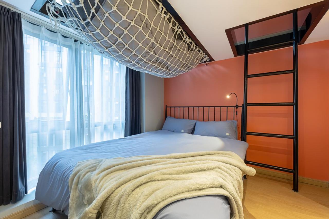 Loft Apartment With Slide Hammock With Movie Viewing 杭州 エクステリア 写真