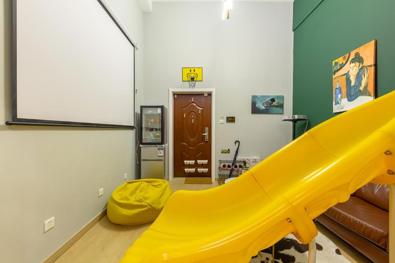 Loft Apartment With Slide Hammock With Movie Viewing 杭州 エクステリア 写真