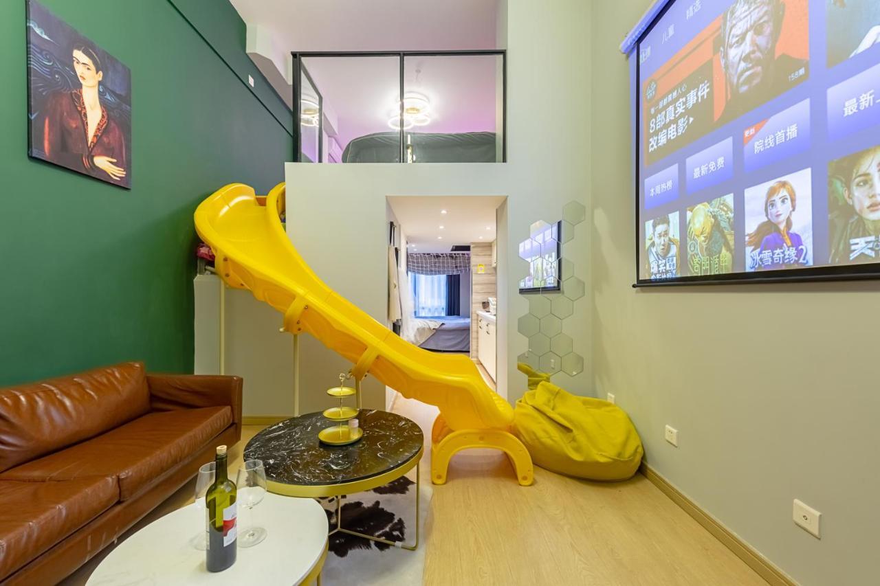 Loft Apartment With Slide Hammock With Movie Viewing 杭州 エクステリア 写真