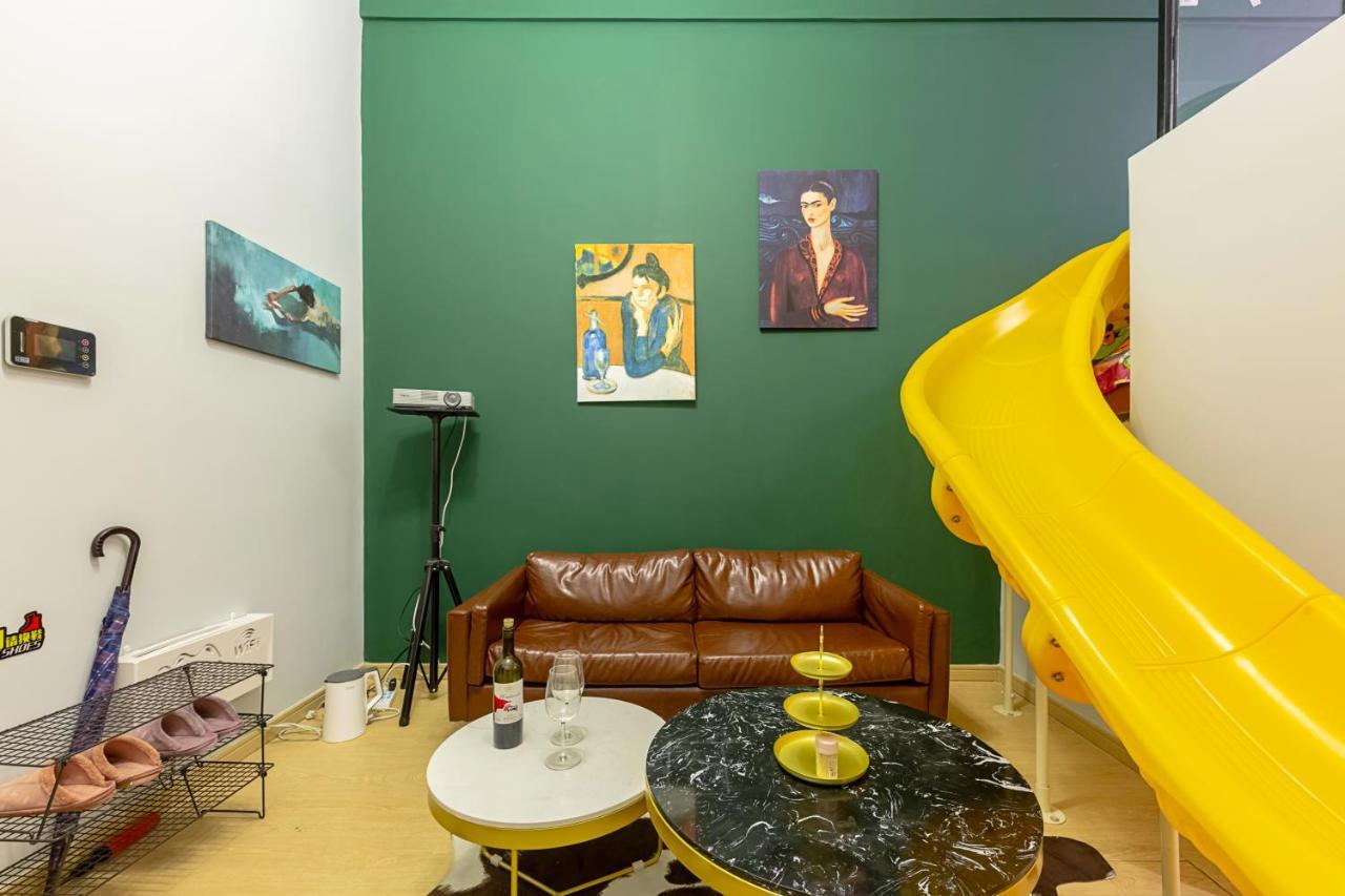 Loft Apartment With Slide Hammock With Movie Viewing 杭州 エクステリア 写真